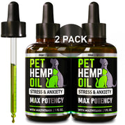 Pawstopia emballage avant montrant lot de deux flacons et indications produit pour confort