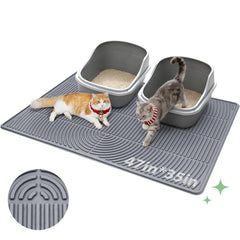 Pawtasy tapis face avant montrant grande surface et protection efficace