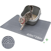 Pawtasy tapis litière face avant protège sol et capture litière
