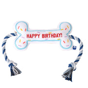 Pawty Dog Toys os peluche avant montrant la forme festive et attrayante