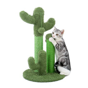 PAWZ Road griffoir vue face montrant design cactus et base ronde pour stabilité