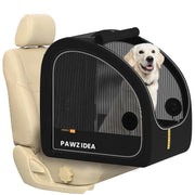 PAWZIDEA vue avant de la cage, stabilité pour voyages