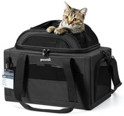 Pecute vue avant du sac gris foncé montrant design cabine et ouverture pratique