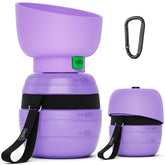 Pecute vue avant de la gourde 2-en-1 montrant design pratique