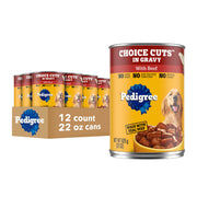 Pedigree boîte boeuf face montrant l’emballage et l’avantage pratique