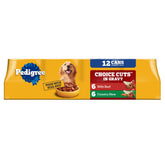 Pedigree boîte face montrant le format pratique et appétissant