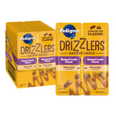 Pedigree sachet emballage avant montrant le format double pratique et l’étiquette claire