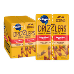 Pedigree Drizzlers emballage avant montrant confort d’utilisation