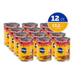 Pedigree boîte ouverte révélant morceaux en sauce pour un repas savoureux