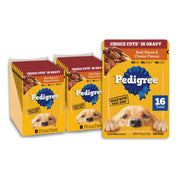Pedigree sachet face avant montrant le format pratique et la marque