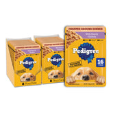 Pedigree pochette avant emballage montre portion pratique et service rapide