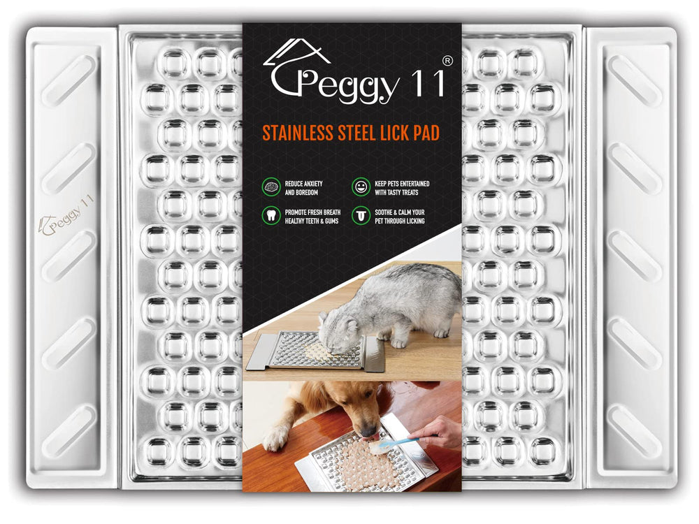 PEGGY11 vue avant du tapis en acier inoxydable montrant solidité et design pratique