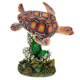Penn-Plax tortue de mer de face apportant réalisme décoratif