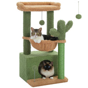 PEQULTI arbre cactus vue de face montrant design élégant et gain de place