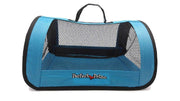 Perfect Petzzz sac devant bleu montrant visibilité et protection