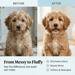 PET CARE Sciences texture mousse crémeuse sur la main bénéfice lavage sans agression