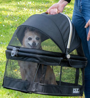 Pet Gear View 360 vue avant du transporteur montrant l'accès rapide et le confort