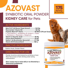 Pet Health Pharma Azovast cuillère mesure illustrant dosage précis et administration simple