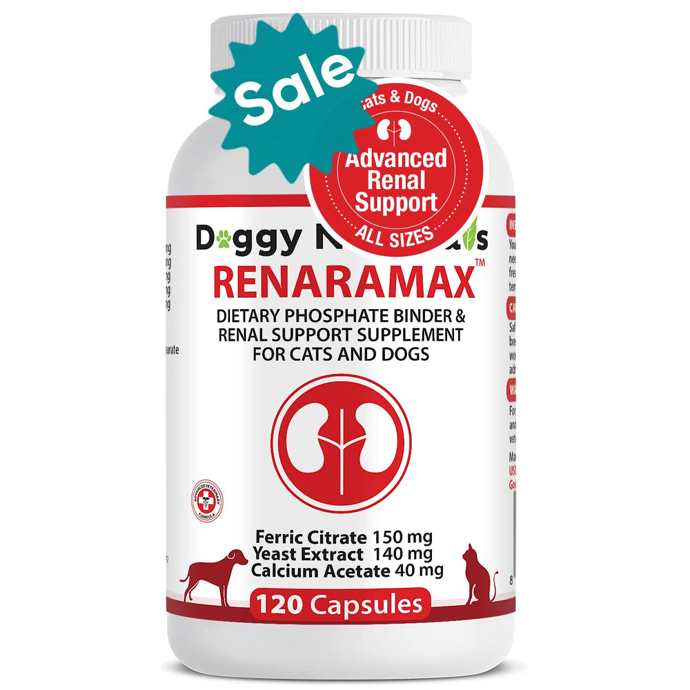 Pet Health Pharma RENARAMAX emballage avant montrant informations produit et praticité