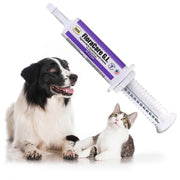 Pet Health Solutions emballage avant montrant produit et bénéfices digestifs