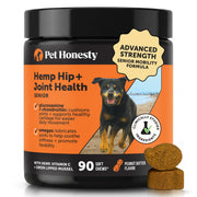 Pet Honesty emballage avant montrant formule vétérinaire et bénéfice mobilité