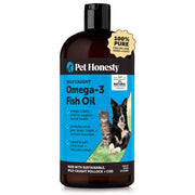 Pet Honesty flacon 32oz montrant le produit et l'étiquette, qualité visible