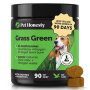 Pet Honesty emballage visible montrant le produit et bénéfice pelouse plus verte