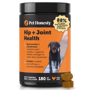 Pet Honesty pot face avant montrant 180 friandises pour mobilité