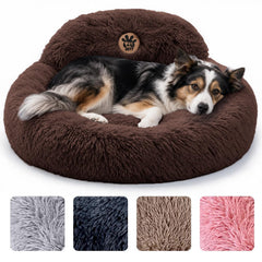 PET JETT lit rond face montrant confort et design apaisant