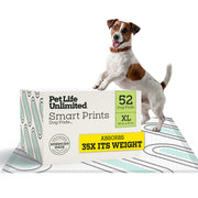 Pet Life Unlimited emballage avant montrant quantité et taille, protection aisée