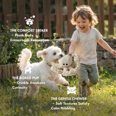 Pet Lou micro-plush douceur au toucher pour confort du chien