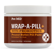 Pet MD face du contenant montrant l’emballage et l’aspect pratique