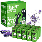 PET N PET emballage avant montrant rouleaux et parfum lavande, facilite stockage