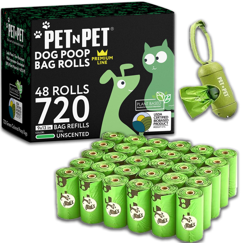 PET N PET packaging avant montrant les 720 sacs, stock économique pratique