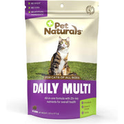 Pet Naturals emballage avant montrant la boîte et 30 mastics, rassure sur la qualité