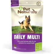 Pet Naturals emballage avant montrant le pot et l'étiquette pour tranquillité d'esprit