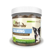Pet Naturals packaging avant montrant le produit et apaisement rapide