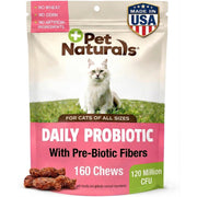 Pet Naturals paquet avant montrant 160 friandises et bénéfice conservation
