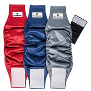 Pet Parents visage avant du belly band montrant maintien confortable