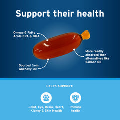 Pet Protect capsule ouverte Snip Tip montrant huile prête à être versée