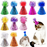 PET SHOW emballage avant montrant lot de 10 chapeaux festifs pour petits animaux