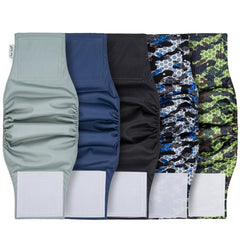 Pet Soft face avant de la bande ventrale montrant le motif camo et protection