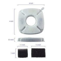 PET STANDARD mousse préfiltre détail capturant poils pour eau plus propre