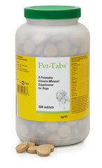 Pet-Tabs bouteille 500 comprimés pour approvisionnement longue durée