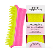 Pet Teezer vue de face montrant la forme ergonomique et l'utilité pour un démêlage doux