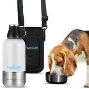 Pet Vet PRODUCTS bouteille Hydropet vue avant, design 2 en 1 pratique