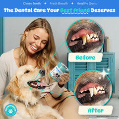 Pet Wipe Pals doigt enfilé avec lingette montrant application simple et sûre