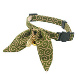 PetSoKoo collier face avant vert montrant style et sécurité