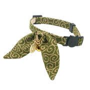 PetSoKoo collier face avant vert montrant style et sécurité