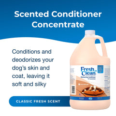 PetAg étiquette produit Classic Fresh en gros plan affichant ingrédients clés et usage pratique